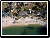 Виндсерфинг в Крыму: место катания серферов, снятое с высоты. Виндсерфинг в Крыму: место катания серферов, снятое с высоты.